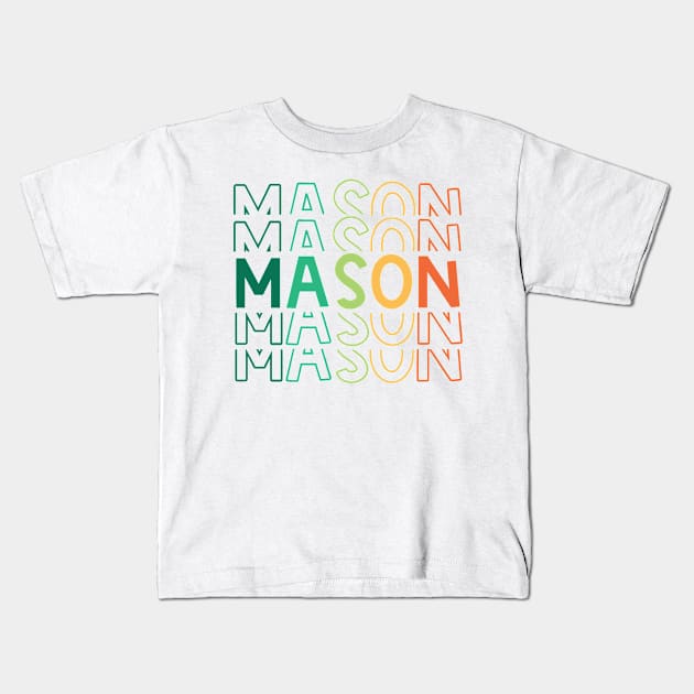 MASON Kids T-Shirt by Motiejus